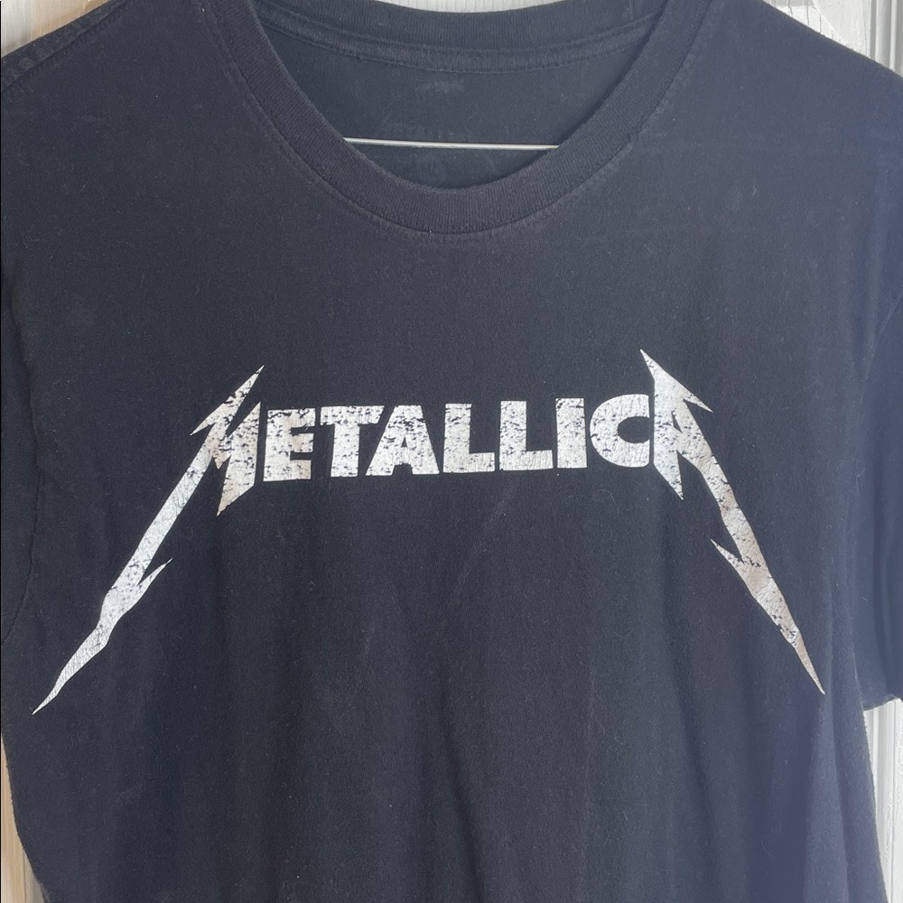 Metallica Black Logo Tee